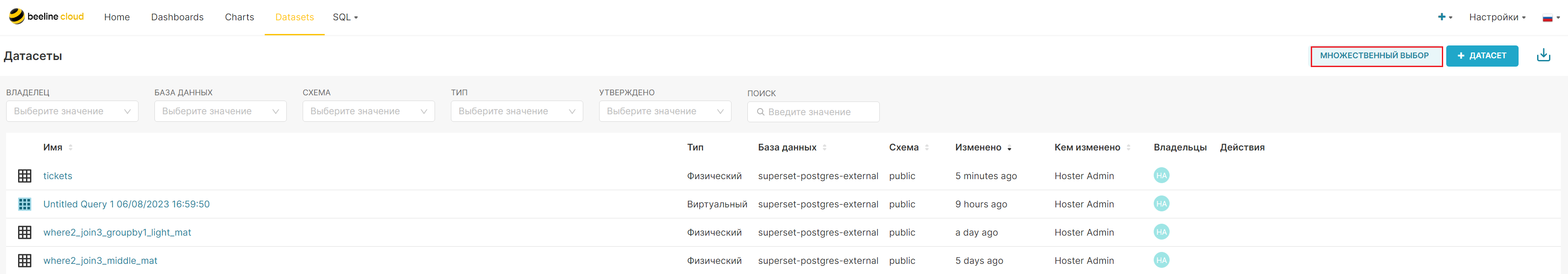 Множественный выбор в реестре датасетов.png